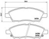 BREMBO P 56 070 Brake Pad Set, disc brake